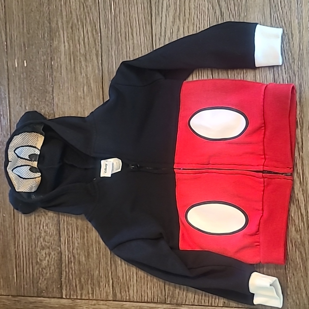 Mickey Mouse fleece hoodie with mesh mask